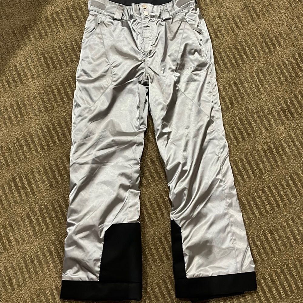 Spyder silver ski pants - Girls size 14 - Barely worn